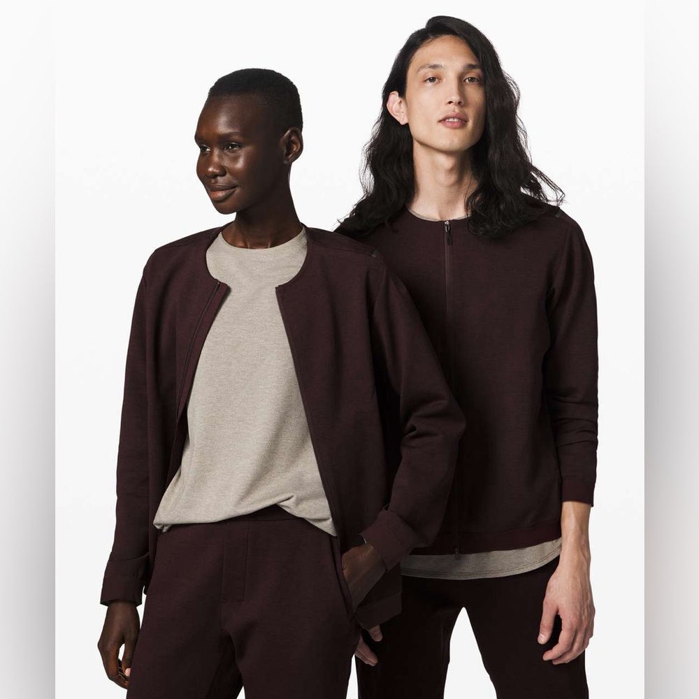 Spacematerial UNIS3XLululemon Refract Track Jacket labDark Cedar / Black